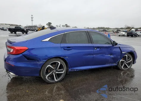 2022 Honda Accord Sport Se из США, поврежденный, VIN 1HGCV1F48NA005657